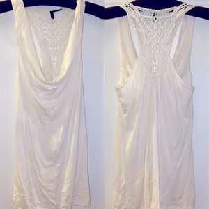Benetton racer back tank sz S